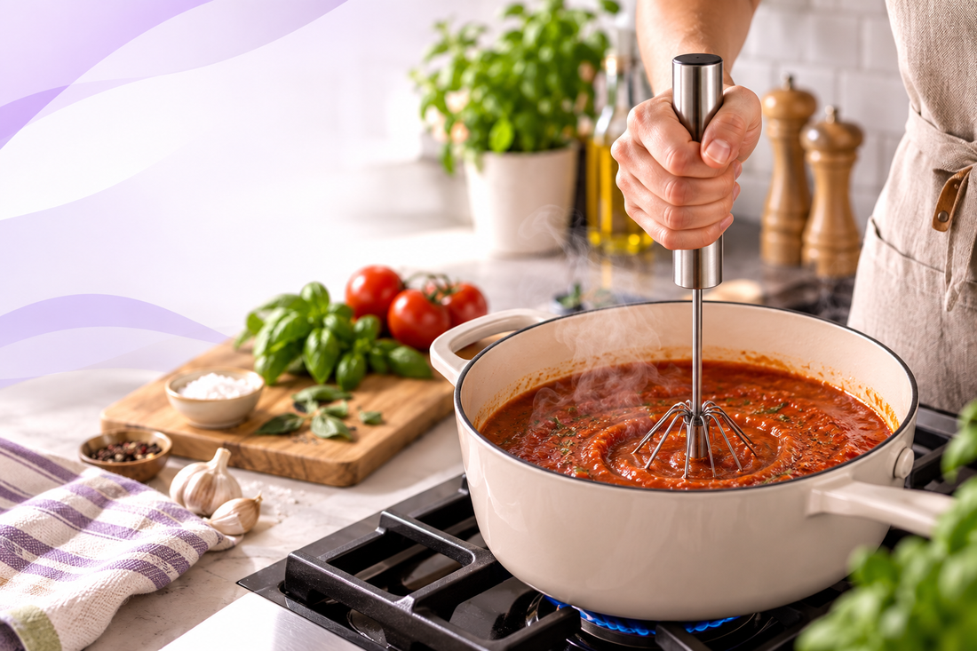 How to Stir Sauce Without Standing Over the Stove