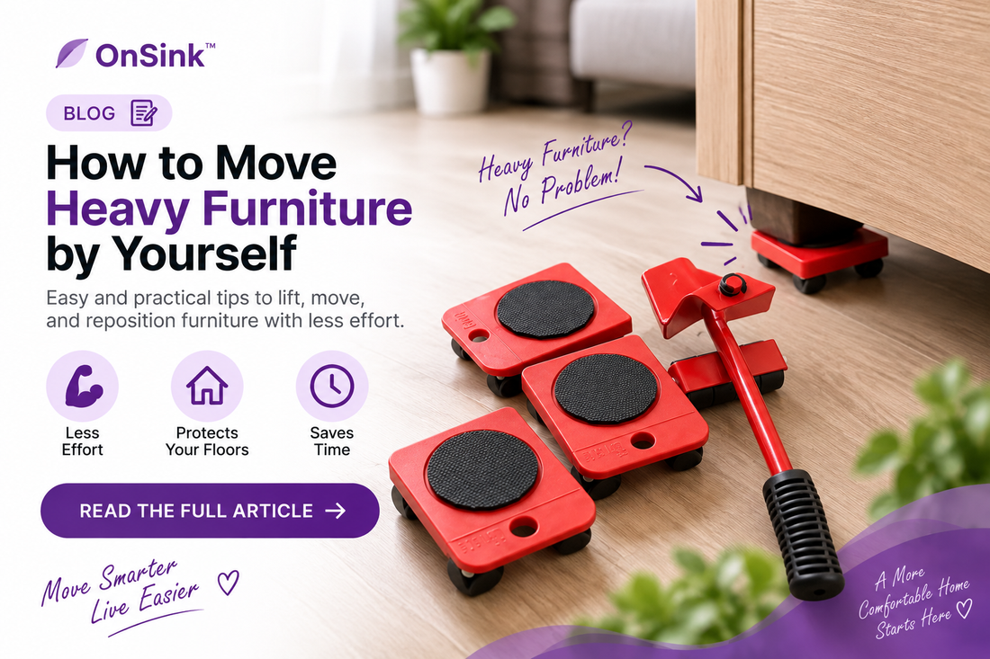 How to Move Heavy Furniture by Yourself | Easy Guide