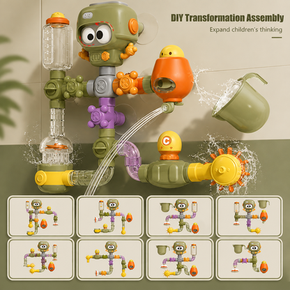 Onsink AquaFlow Builder™ | Baby Bath Toys for Toddlers with Strong Suction Cups