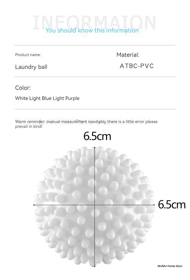 Anti Winding Laundry Ball Laundry Drying Cleaning Ball Household Washing Machine Clothes Softener Magic Reusable Laundry Ball