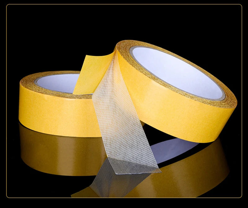 Super Thin Strong Double Sided Adhesive Tape Heavy Duty Translucent Waterproof Traceless Powerful Double Sided Grid Carpet Tape