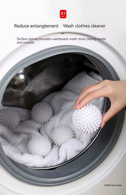 Anti Winding Laundry Ball Laundry Drying Cleaning Ball Household Washing Machine Clothes Softener Magic Reusable Laundry Ball