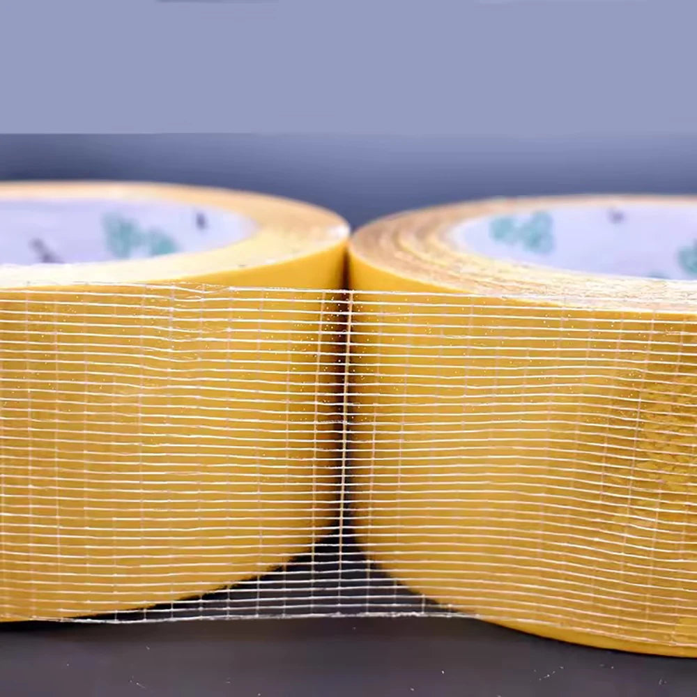 Super Thin Strong Double Sided Adhesive Tape Heavy Duty Translucent Waterproof Traceless Powerful Double Sided Grid Carpet Tape