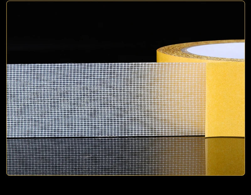 Super Thin Strong Double Sided Adhesive Tape Heavy Duty Translucent Waterproof Traceless Powerful Double Sided Grid Carpet Tape