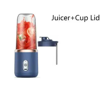 8OPortable Blender Bottle Electric 6 Blades Multifunction Juice Blender Fresh Juice Smoothie Blender Ice CrushCup Food Processor