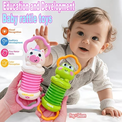 Unicorn Musical Accordion Toy - Montessori Sensory Baby Instrument, 0-12 Months Newborn Gift, Toddler Learning Toy, Baby Toys