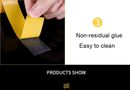 Super Thin Strong Double Sided Adhesive Tape Heavy Duty Translucent Waterproof Traceless Powerful Double Sided Grid Carpet Tape